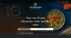 Desktop Screenshot of cotesushi.com